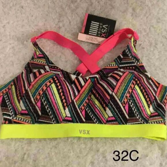 Victoria's Secret VSX Lightweight Sports Bra -32C - Picture 1 of 5